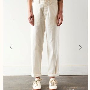 Orslow french work pants color ecru size XXS (US)